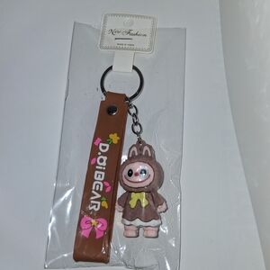 Brown Key & Card Holder